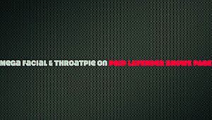 Beautiful Goth Gets Rough Blowjob And Mega Cum Facial