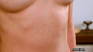 A first-time lesbian enjoys face sitting with POV