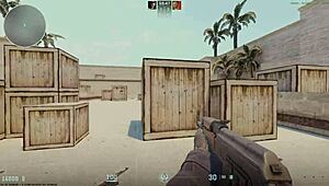 Counter player with 1500hs gets blowjob from novice with 250hs