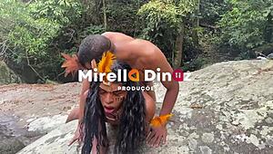 A India Nicolly Surprised by Indigena in Amazon Forest!