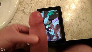 Tribute For Nympho2225 Masked Blowjob And Cum