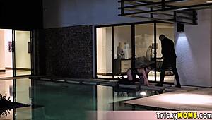Fetish training with two milfs on rough fucking.