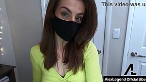 spencer bradley moans her hairy pussy is gaping after alex legend fucks her hard