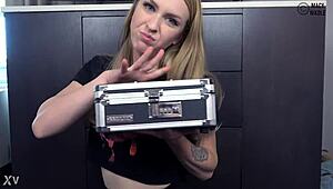 Loser locked up in the cage forever, humiliation from mistress 😩🔒