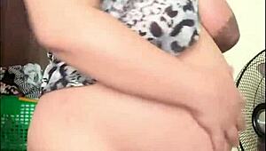 Hairy and horny pregnant Arab wife's awakening 😏