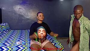 The tailor couldn't resist my big black african cock, it was so overwhelming for her.