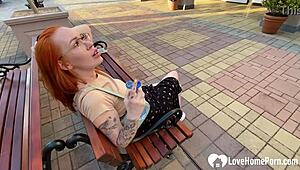 I picked up a hottie and dicked her down in a public toilett