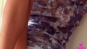 Horny Kylie P Rams Shaved Pussy Leaking Sticky Cum!