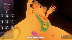 Vtuber minnah mia dancing on cam for fans