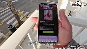 German anal date with tourist on Mallorca