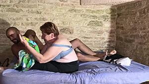 Amateur Granny Takes Anal and Swallows Cum at 80