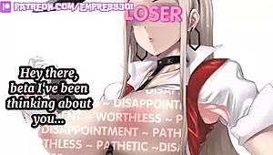 Beta faces 4-minute JOI feet humiliation challenge.