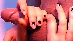 chained to his big cock for deepthroat and bondage 😈