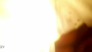 Mature milf with big ass in husband's room scene