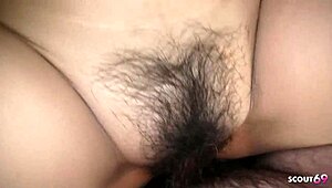 shy asian girl with bushy vagine in uncensored jav! 😳