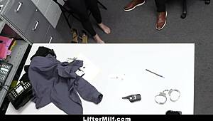 Submit and get fucked, MILF thief?