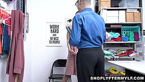 Gia Vendetti, kuuma latinalainen MILF varkas, paukutetaan poliisin toimesta kiinnioton jälkeen