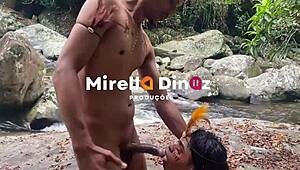 A India Nicolly Surprised by Indigena in Amazon Forest!