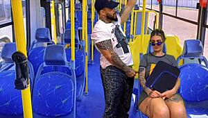 Picked Up Schoolgirl Neighbor On Public Bus