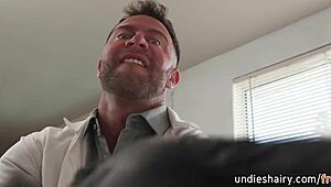 Natural Busty Blonde Slut Gets Horny And Fucks Her Doctor In Front Of Her Cucked Hubby - Seth Gamble Laney Grey