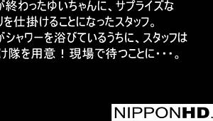 damn! pretty japanese girl slammed in the wildest gangbang ever!