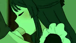 Anime Girl Boldly Makes Nice With Her Mouth