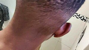 Caught Brazilian BBW In Shower, Fucked Her Ass Hard.