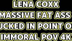 College cutie Lena Coxx's ass pounded monstrously