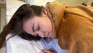 big tits step sister moans, 'first fuck with step brother was hot.'