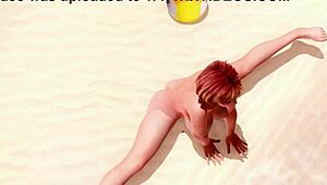 Meg, Are You Ready for This? Beach 9 Shows Off Those Big Curves.