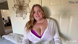 Fucking That Pretty Cam Girl Neighbor With Big Natural Tits In Roleplay Blowjob And Assfucking!