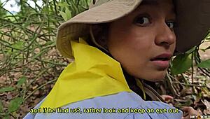 camping with emma anturin exploring her vagina