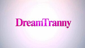 hot shemale teen leticia keren tries first machine sex