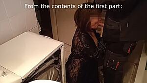 Part 2, my sexy mature wife gets drilled by the washing machine repairman. Husband sleeps, then wakes to bang her too!