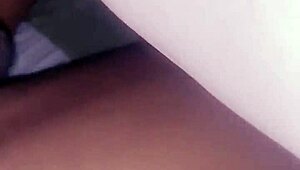 Closeup pussy eating whole BBC!