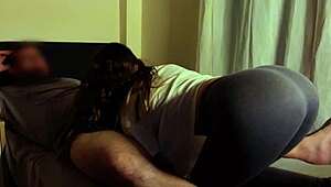 New Stepfather Cums Quickly As Teen Rides His Cock