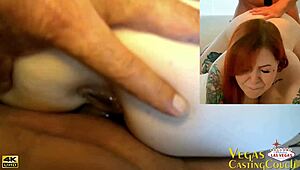 izie bella’s first hot anal with oiled redhead body