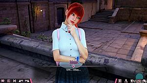 Double Homework 06 - On A Date With Cute Johanna In Roleplay Game