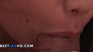 Horny japanese woman miu suzuha performs blowjob in jav uncensored