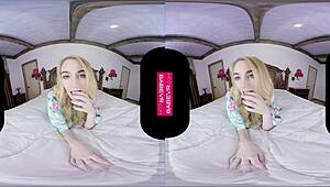 Tantalizing Ivy Jones Masturbates Big Tits With Dildo In Vr!