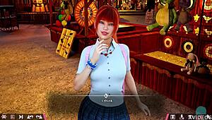 Double Homework 06 - On A Date With Cute Johanna In Roleplay Game