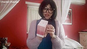 Chantal Squirts From Rough Fingering With Sex Toy.