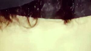 Cum on Her White Ass in Airport Toilet!