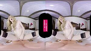 Tantalizing Ivy Jones Masturbates Big Tits With Dildo In Vr!