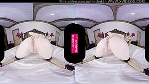 Tantalizing Ivy Jones Masturbates Big Tits With Dildo In Vr!