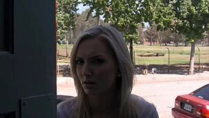 blonde mom taylor sucks and gets fucked hard in pov with doggystyle and riding