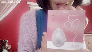 Chantal Squirts From Rough Fingering With Sex Toy.