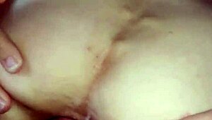 pov european wife bent over for assfucking anal doggystyle in close-up detail