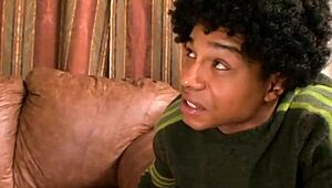 Nubian Babe Blows And Friend Fucks