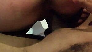 Latina girlfriend gets creampie in bent over ass!